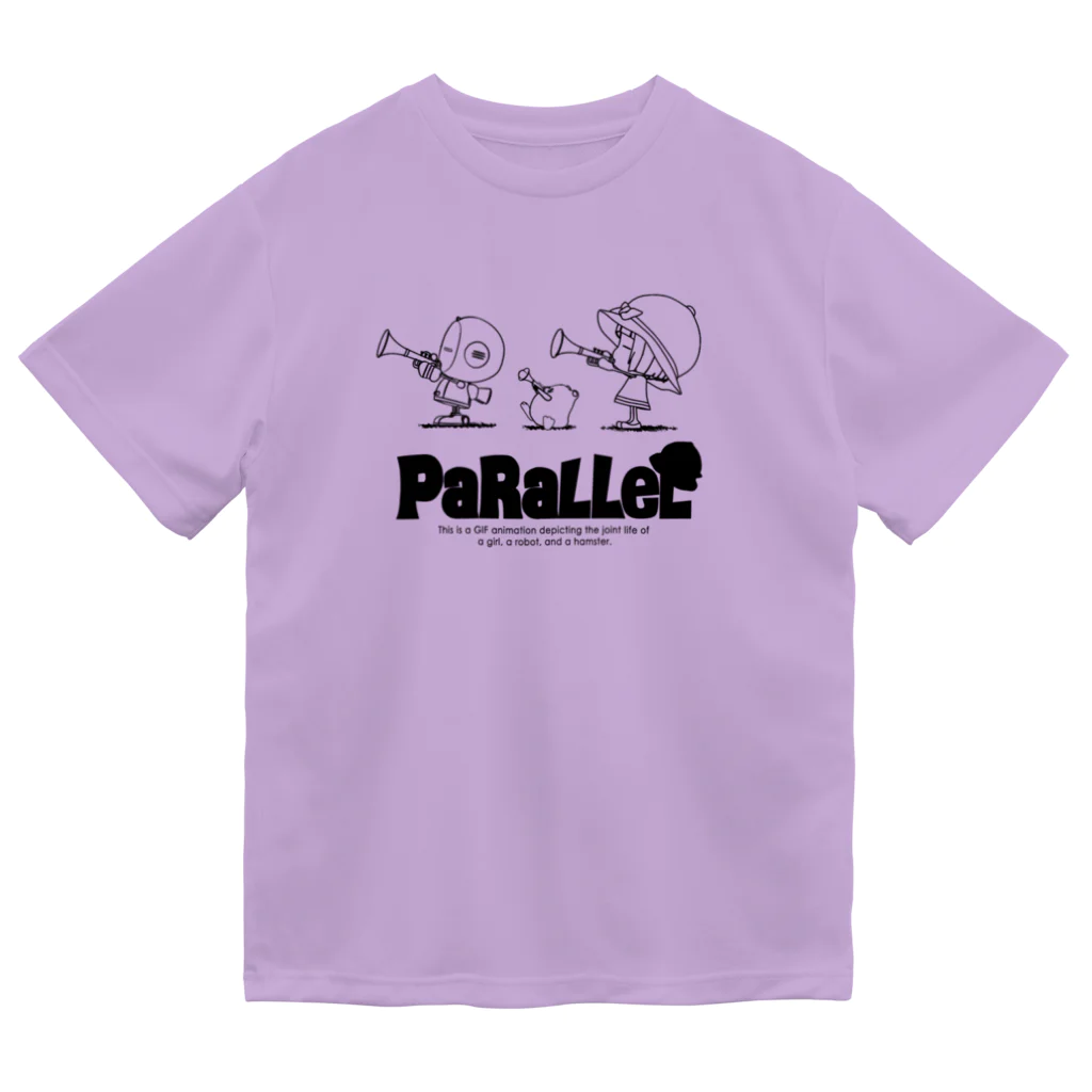 PaRaLLeL shopのパラレル トランペットver.（ライン：ブラック） ドライTシャツ