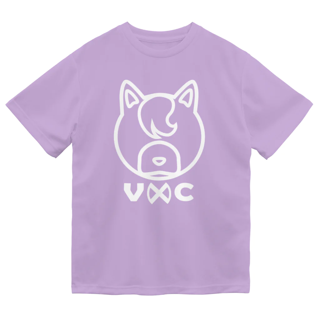 VIRTUAL CROSSのShiba Logo white  ドライTシャツ