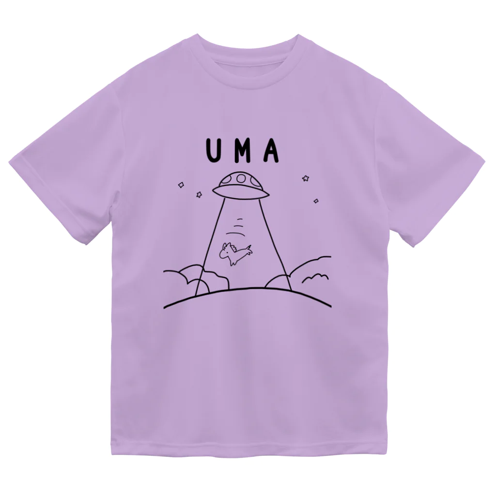 的射まくりのUMAアブダクション ドライTシャツ