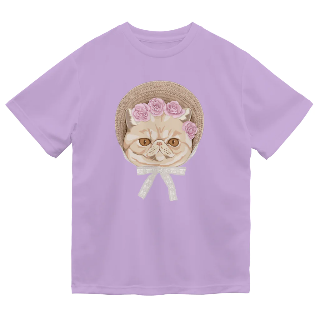 LaminaのExotic shorthair×ボンネット帽 Dry T-Shirt