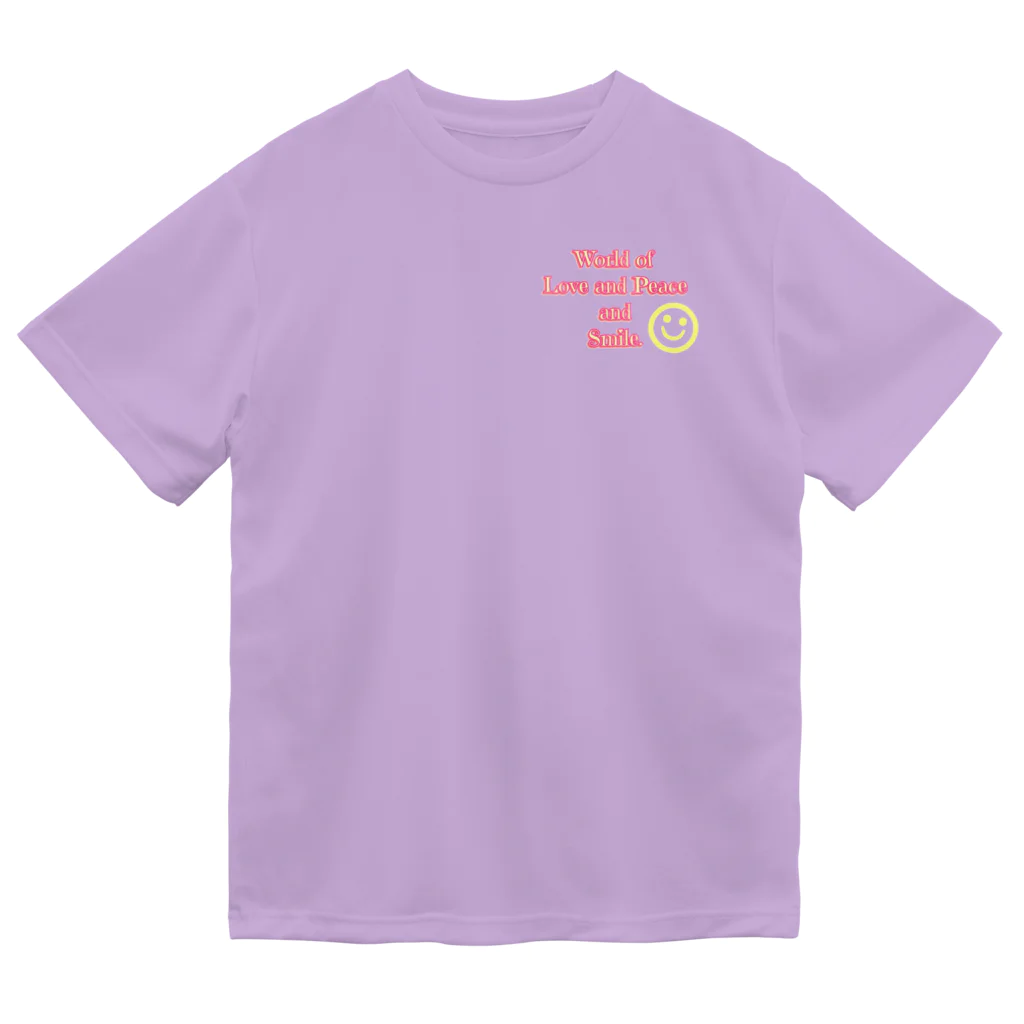 Mona♡ChirolのWorld of Love＆Peace＆SmileーPink Vol.4ー Dry T-Shirt