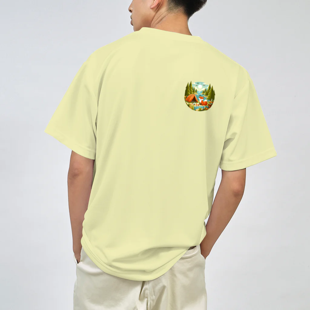 Forêt de Renardsのきつねキャンプ Dry T-Shirt