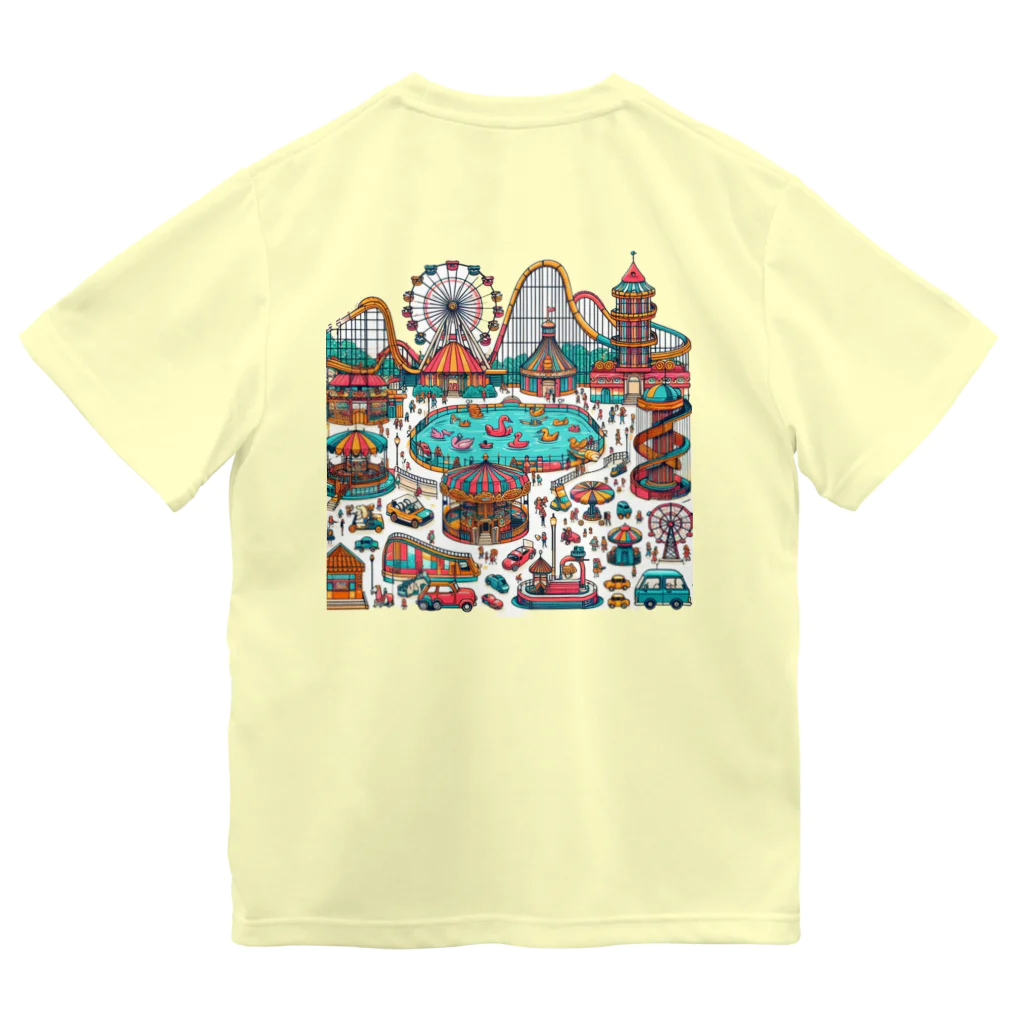 ぴくちゃー55の楽しい遊園地 ドライTシャツ