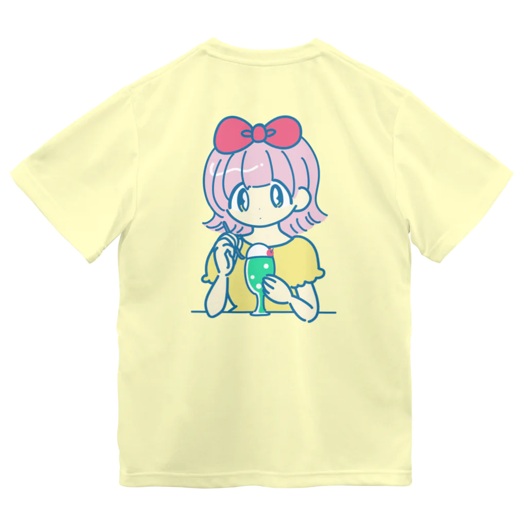 微々子(Viviko)のクリームソーダでひといき Dry T-Shirt