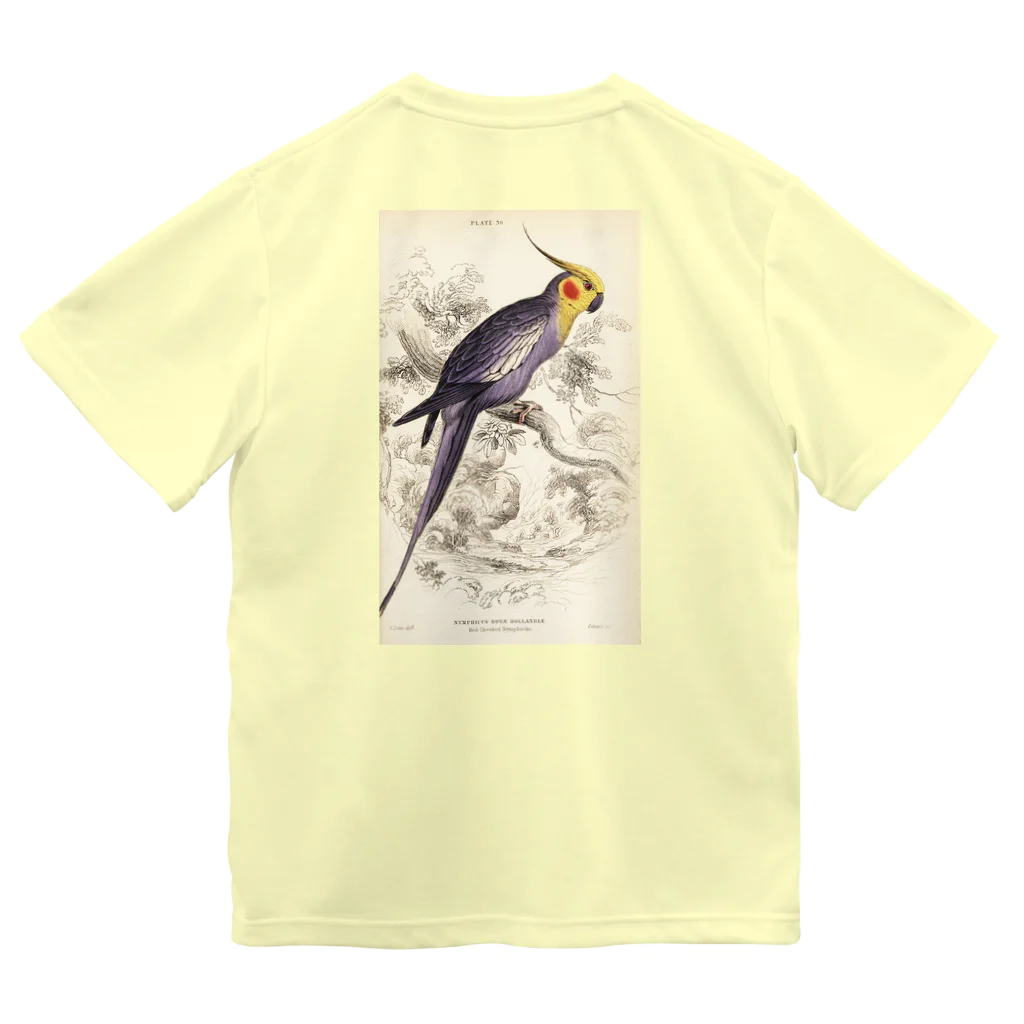 J. Jeffery Print Galleryの博物画　オカメインコ ドライTシャツ