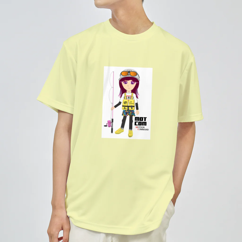 MOTCOM Winkel+の釣りガール　Fishinggirls ドライTシャツ