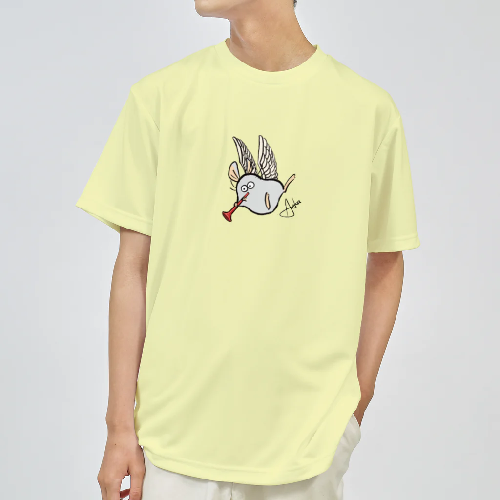 Líneas de aska “Askaの紙上絵”のChinchilla de ángel(チンチラエンジェル) ドライTシャツ