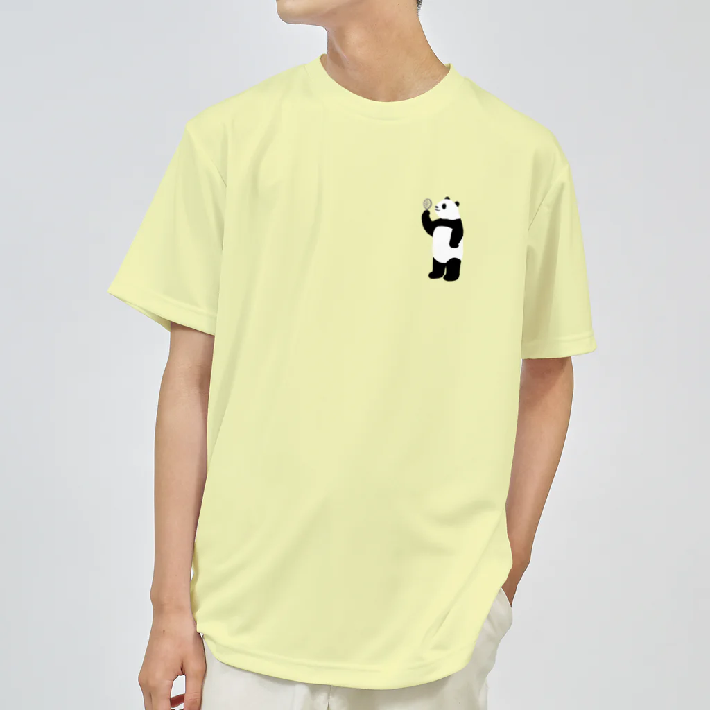 パンダむんのハンディファン(ワンポイント) Dry T-Shirt