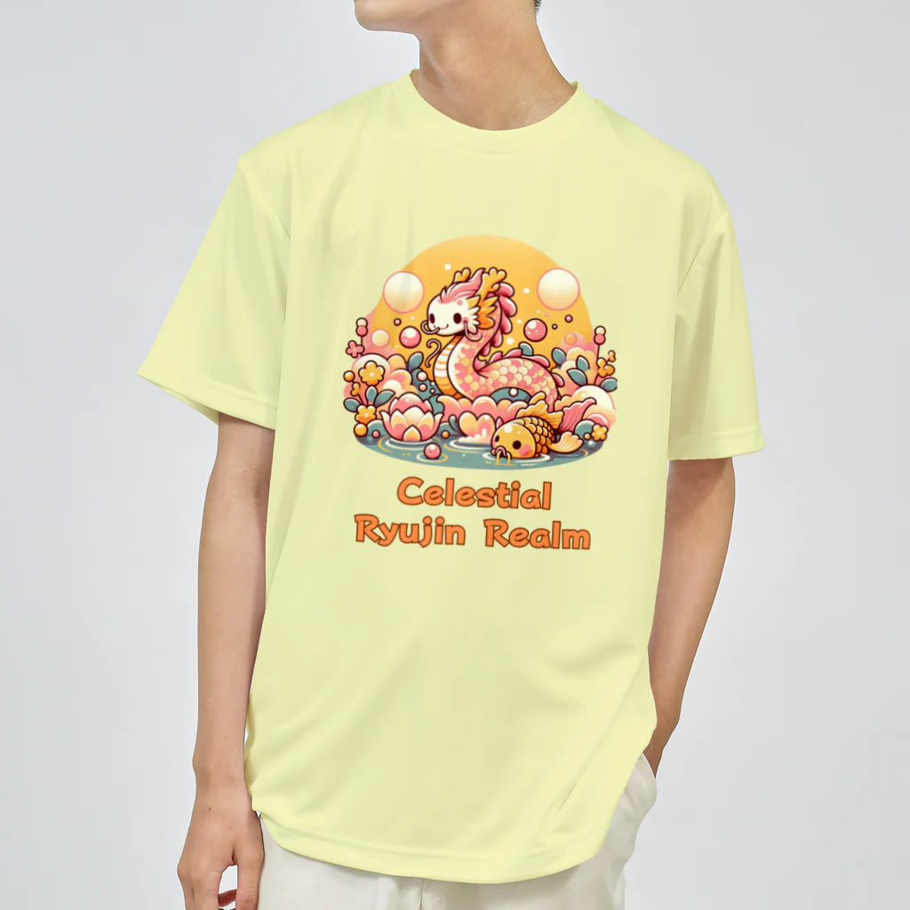 大江戸花火祭りのCelestial Ryujin Realm～天上の龍神社6 ドライTシャツ