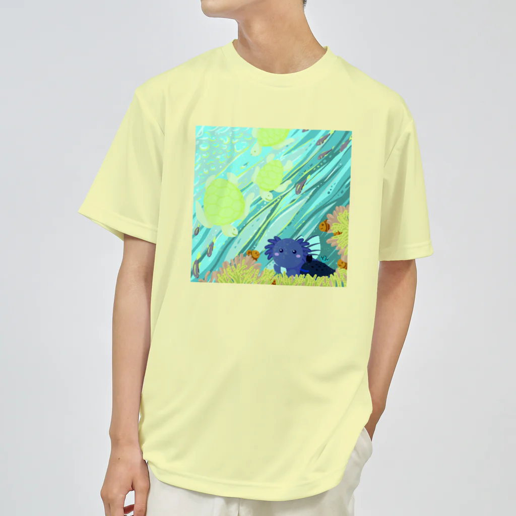 ariariartのBlue submarine【コラボ作品】 Dry T-Shirt