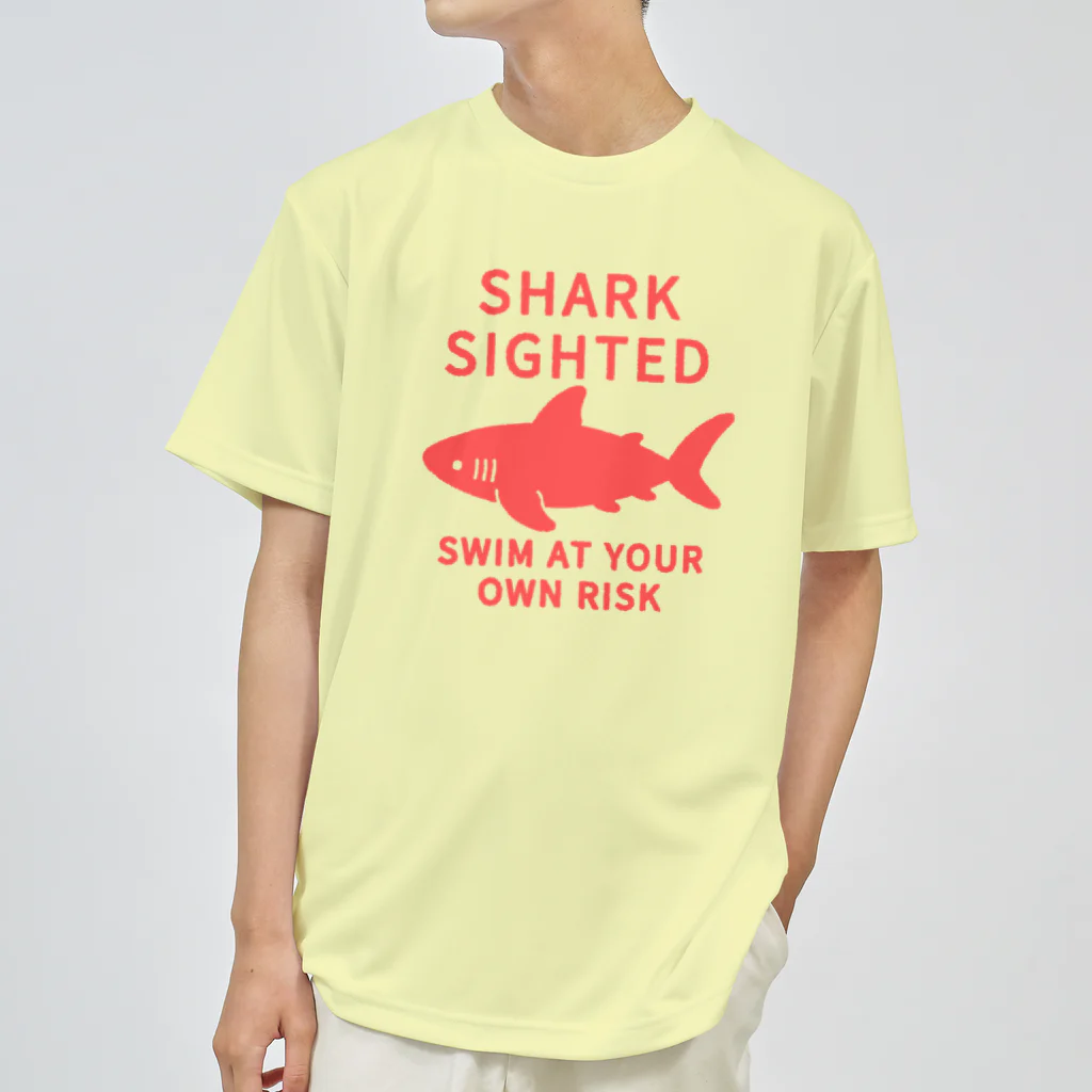 サメ わりとおもいのSHARK_SIGHTED Dry T-Shirt