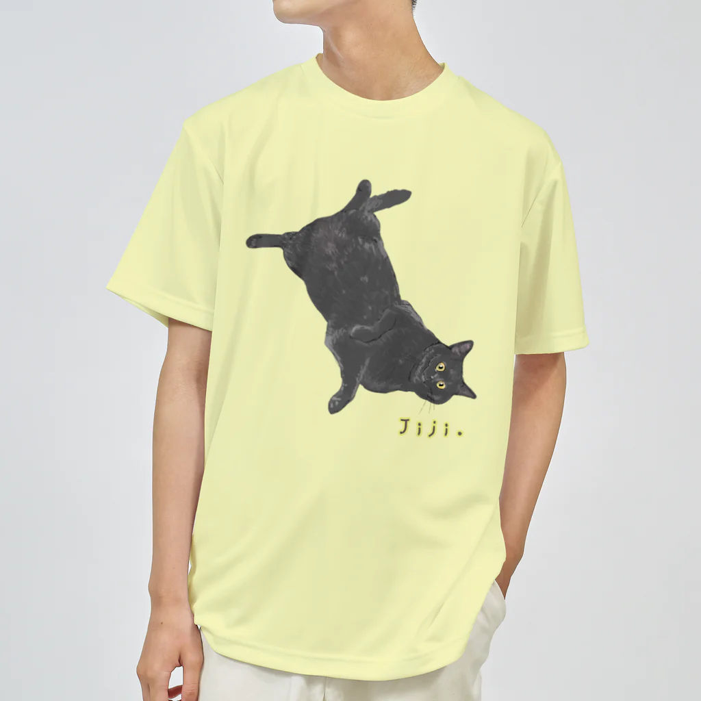 みかちんの黒猫🐈‍⬛のジジ ドライTシャツ