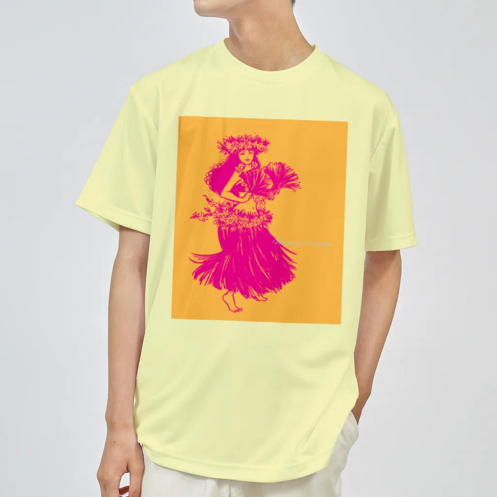 Noa Noa Art ＆ Designのタヒチアンダンサー｜Tahitian Dancer 02 Dry T-Shirt