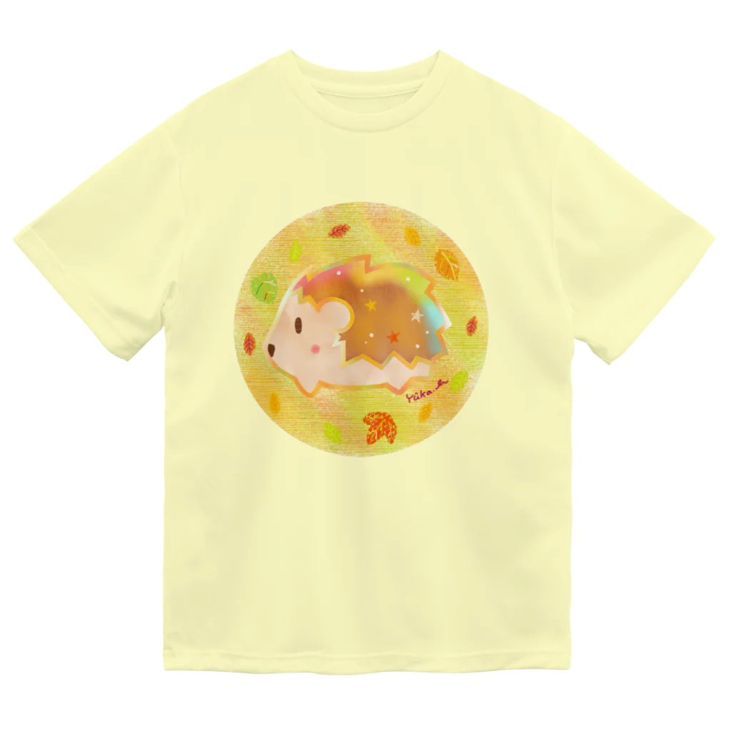 前田悠花｜イラストレーターの★ハリネズミ★ Dry T-Shirt