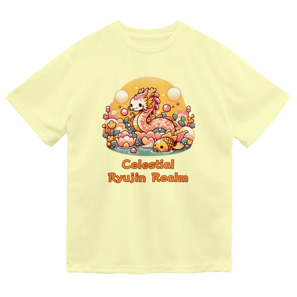 大江戸花火祭りのCelestial Ryujin Realm～天上の龍神社6 ドライTシャツ
