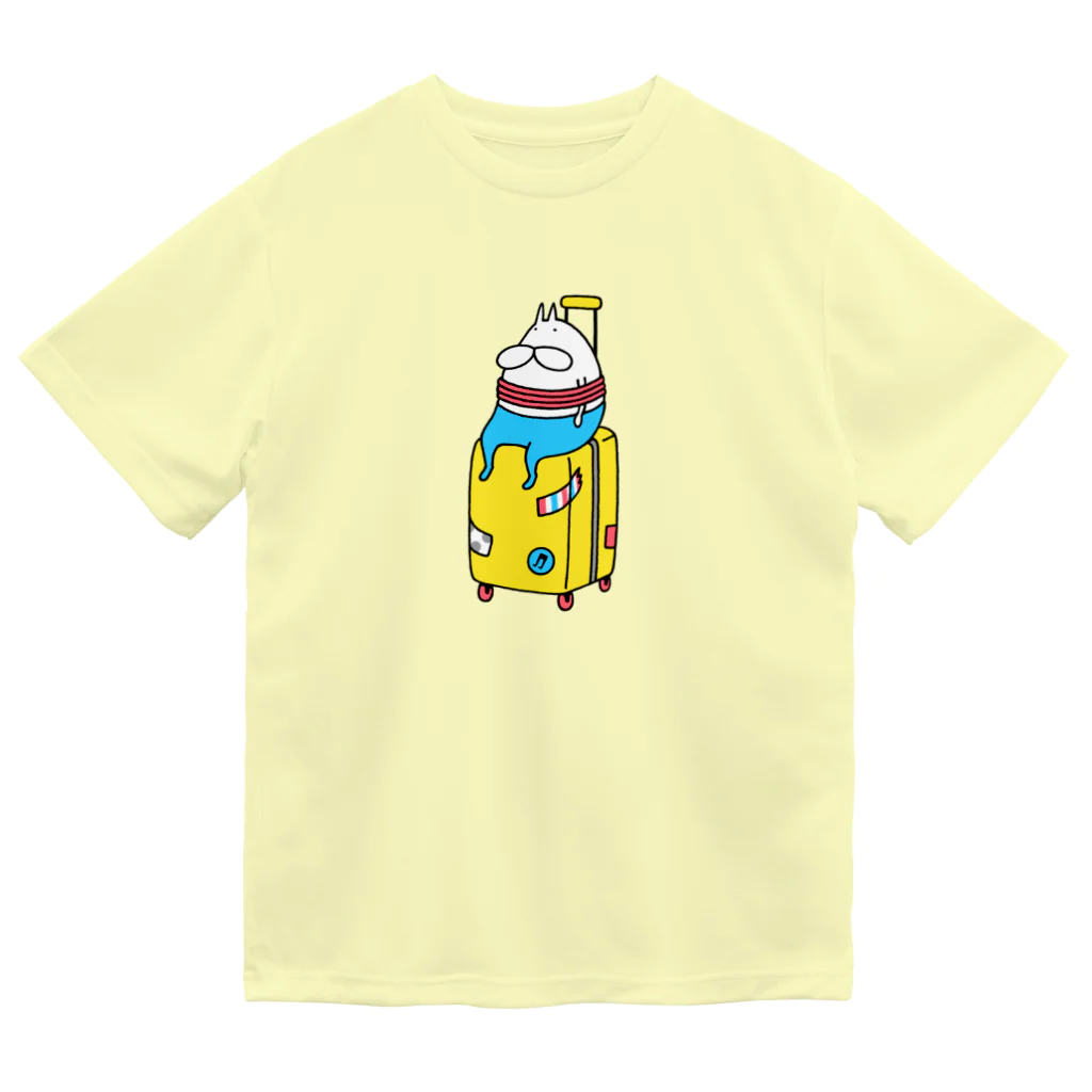 くらきち ONLINE SHOPのねこタイツと旅に出る Dry T-Shirt