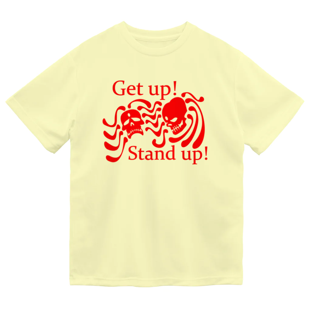 『NG （Niche・Gate）』ニッチゲート-- IN SUZURIのGet Up! Stand Up!(赤) ドライTシャツ