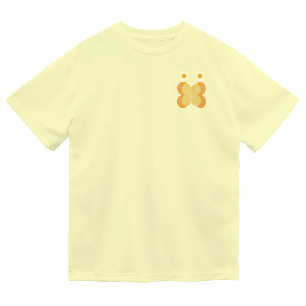 🐸かえるさんと仲間たち🐸のちょうちょ ドライTシャツ