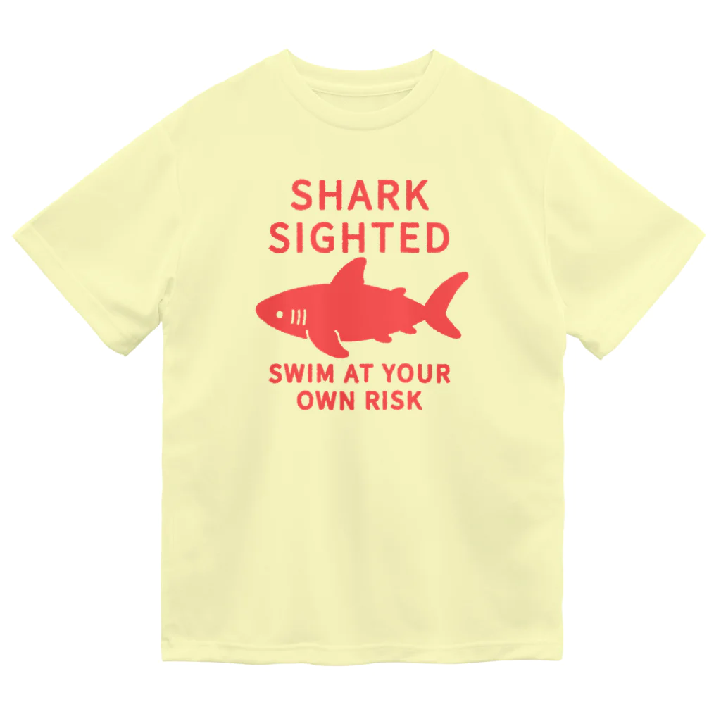 サメ わりとおもいのSHARK_SIGHTED ドライTシャツ