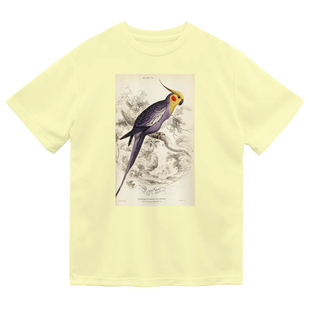 J. Jeffery Print Galleryの博物画　オカメインコ ドライTシャツ