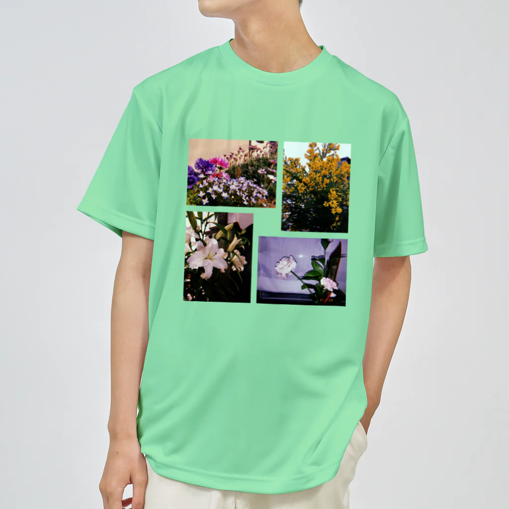 ﾄﾙｺﾞﾚの花の写真4枚 Dry T-Shirt