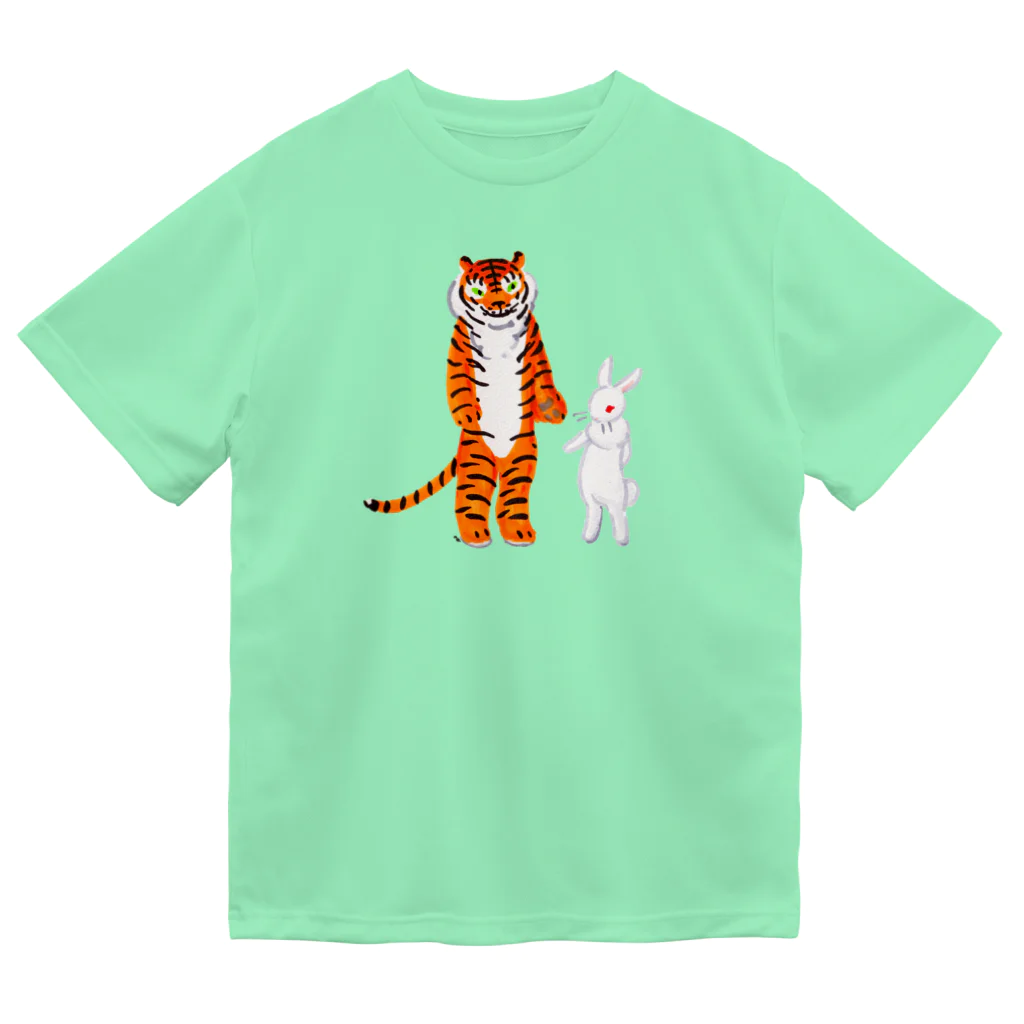 segasworksのトラちゃんとウサギちゃん Dry T-Shirt