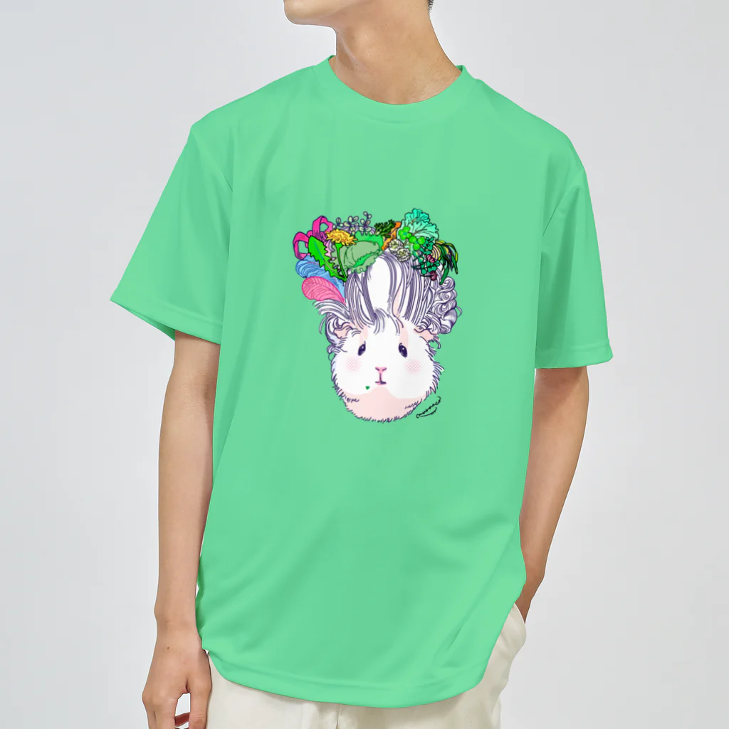 どんぐりまな子🐹のロココなモルモット ドライTシャツ