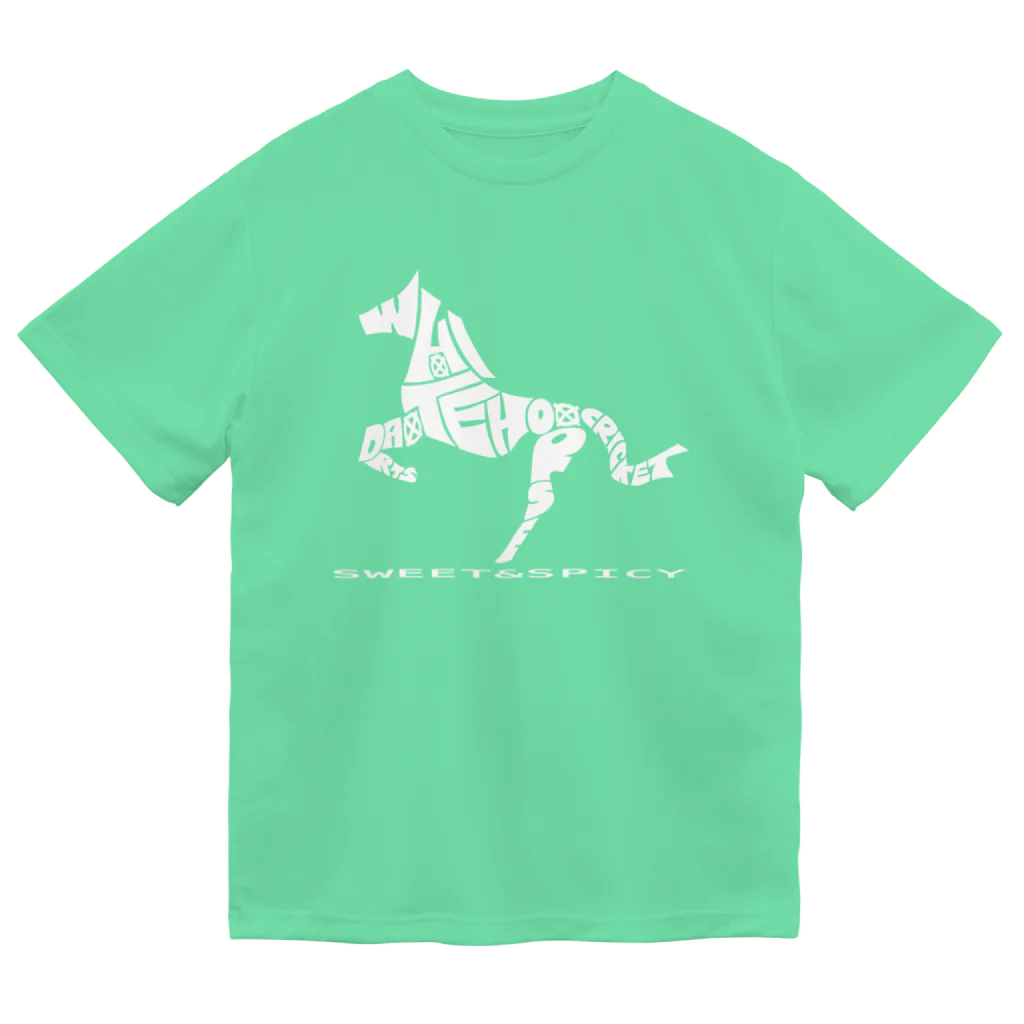 SWEET＆SPICY 【 すいすぱ 】ダーツのWhite horse Dry T-Shirt