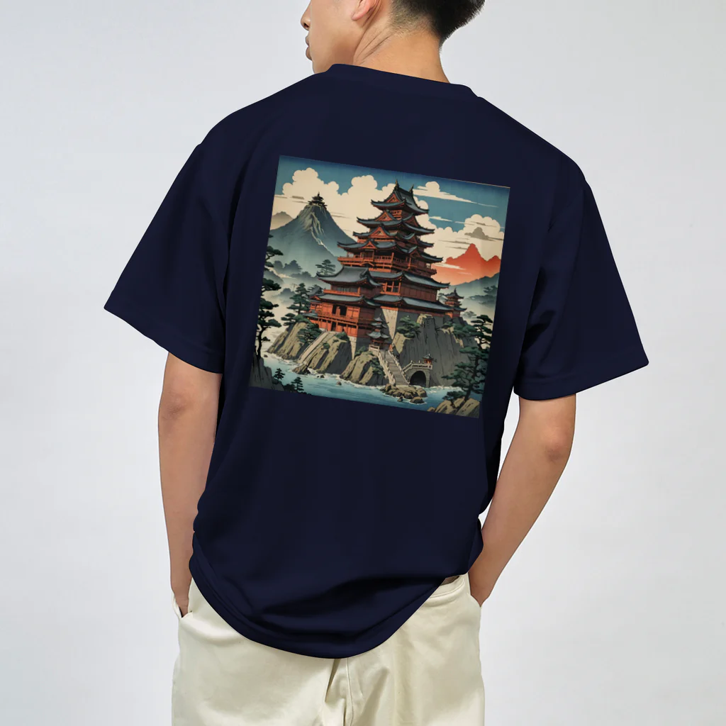 Kaz_Alter777の日本最初の魔王城 ドライTシャツ
