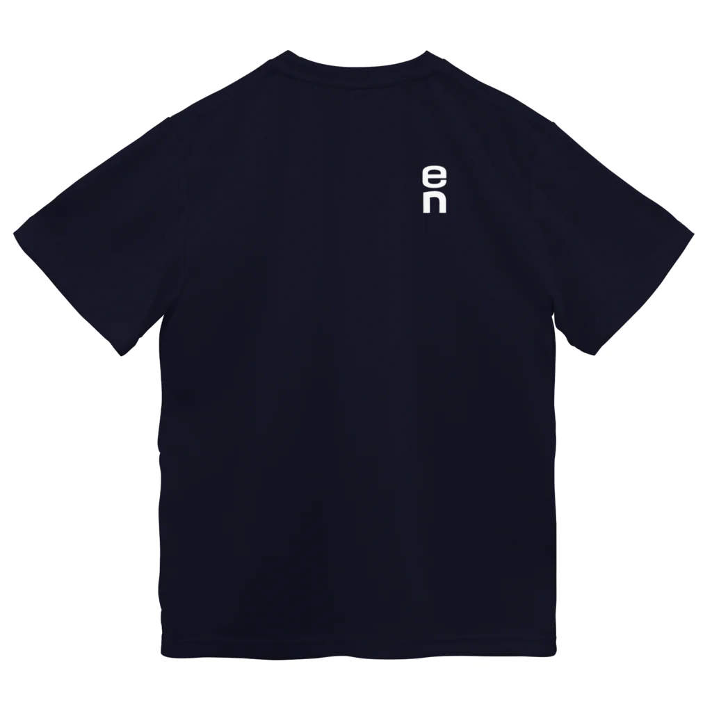 えんグッズのver:2　えんT白字ロゴ ドライTシャツ