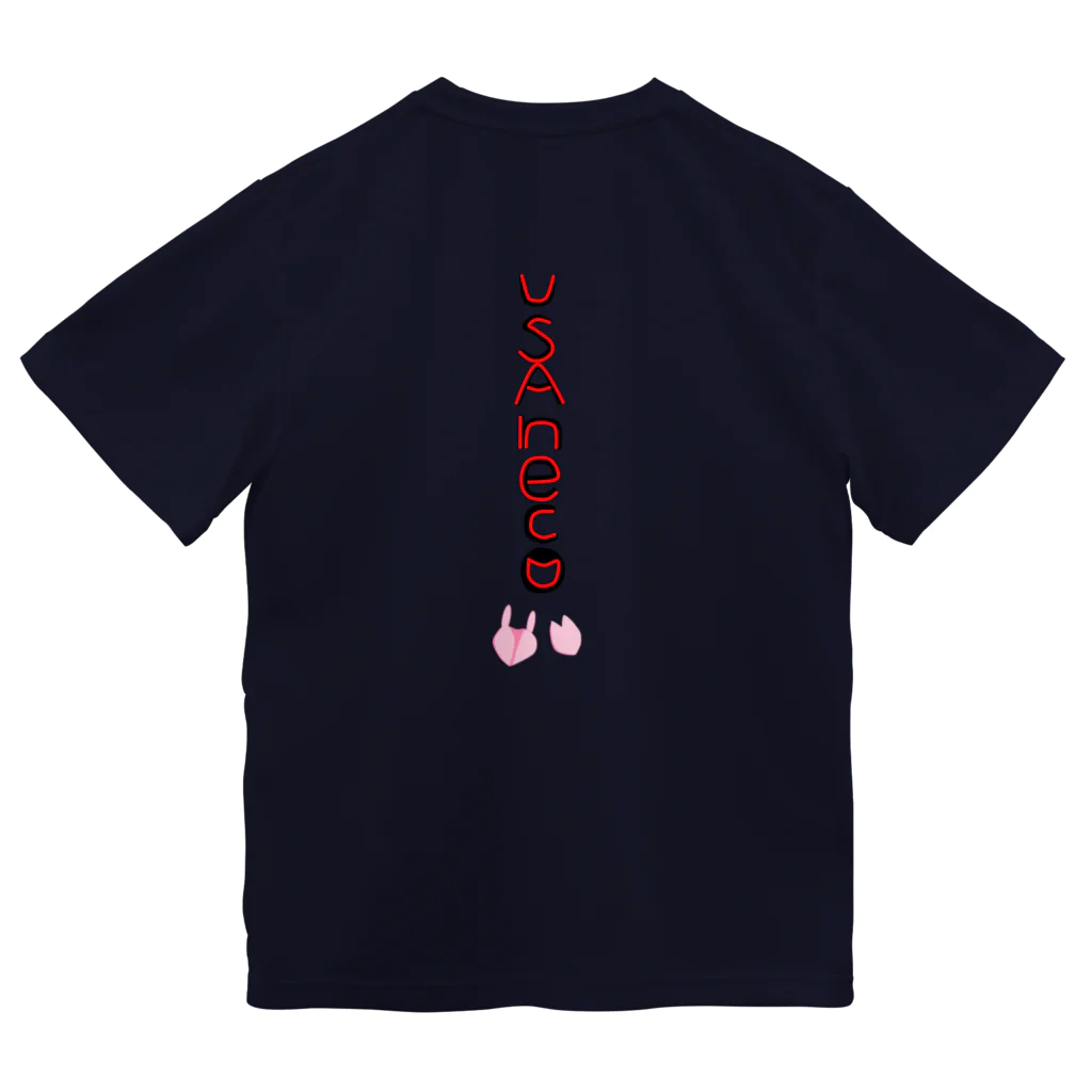 ウサネコ38のUSAneko  Cherry blossom ドライTシャツ