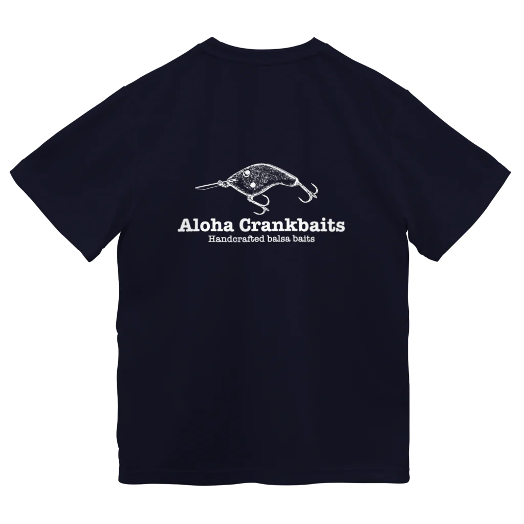 フィッシングサロン心斎橋ONLINEのアロハクランクベイツ（ホワイトロゴ） Dry T-Shirt
