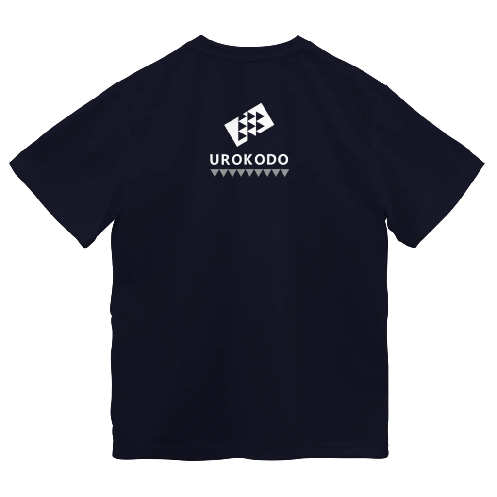 UROKODO Official Web Shopの白ロゴ-半袖ドライT Dry T-Shirt