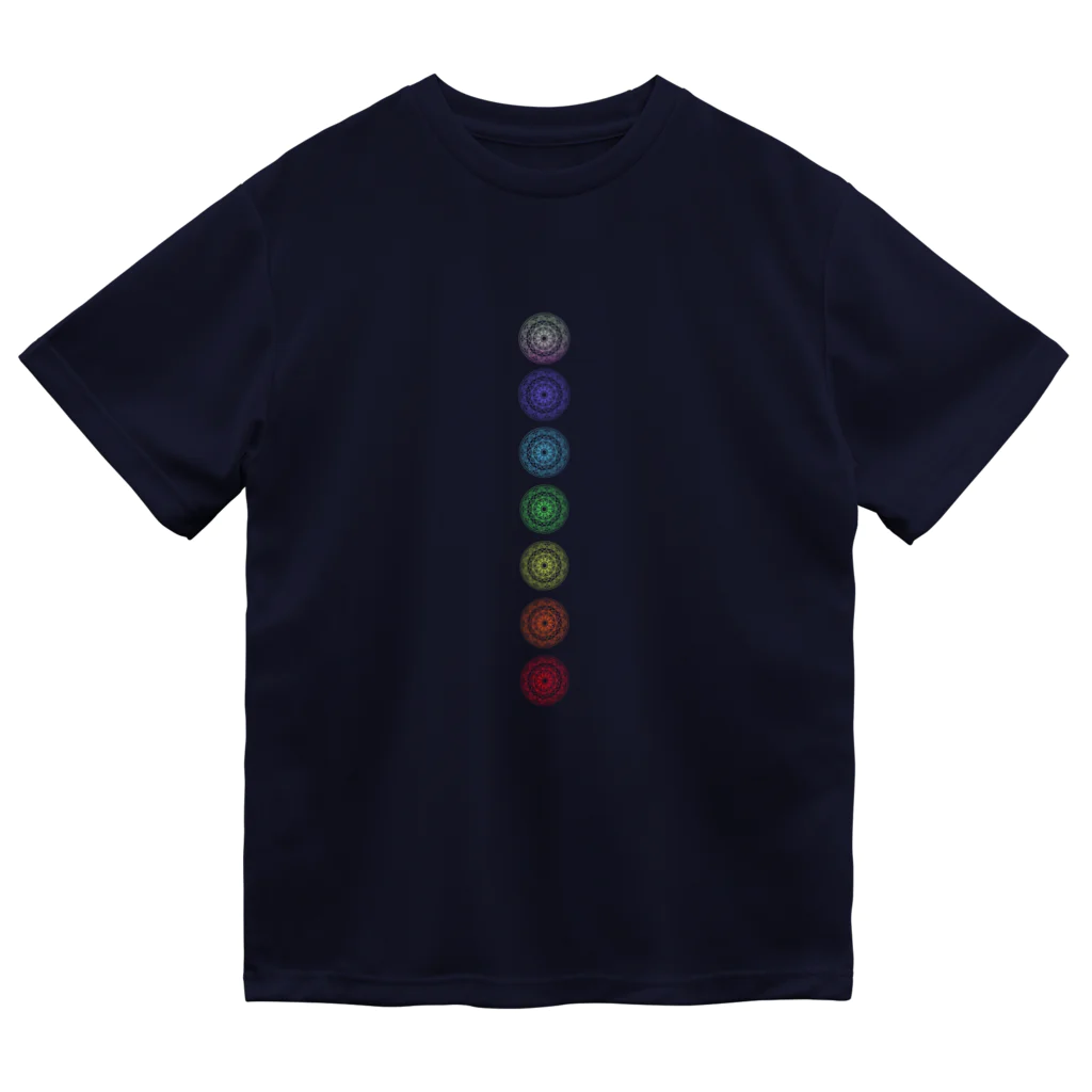 💖宇宙整体♪🌈♪こころからだチャンネル♪💖の母星回帰曼荼羅quartetto ドライTシャツ