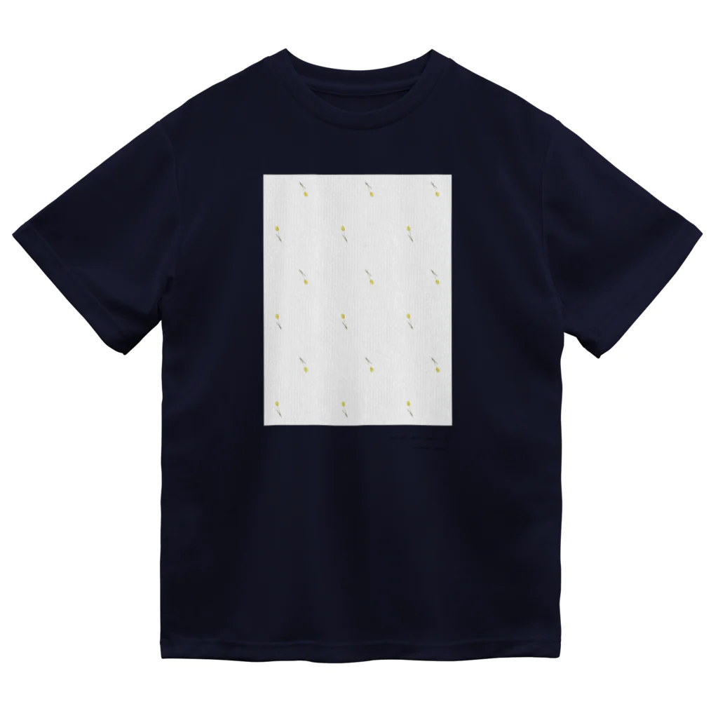 rilybiiのYellow Flower Pattern  Dry T-Shirt