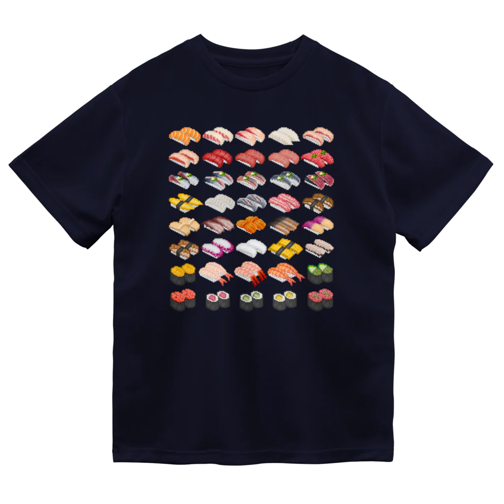 猫と釣り人のSUSHI_1B ドライTシャツ