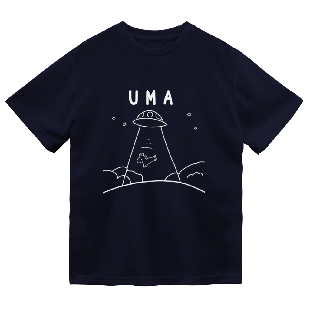 的射まくりのUMAアブダクション(濃いめ色用) Dry T-Shirt