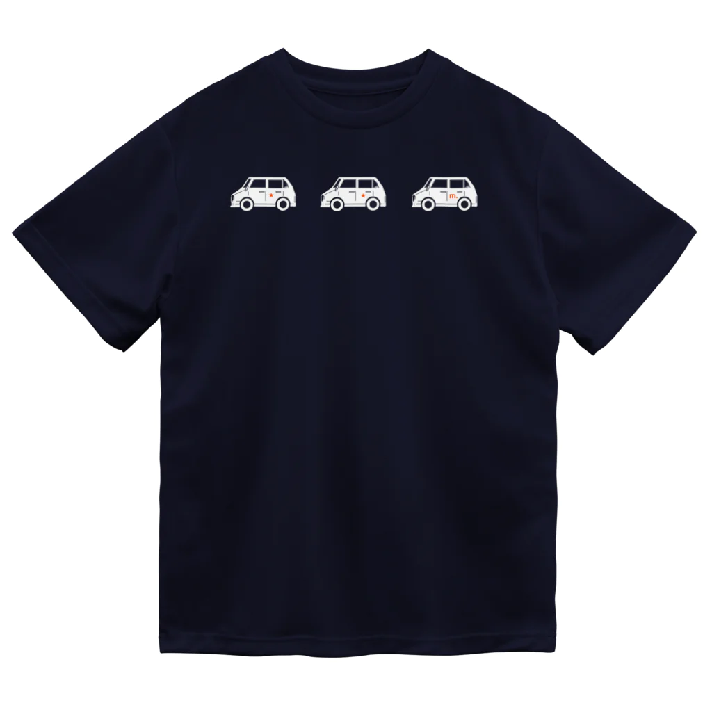 millionmirrors!のCARS 3(white) ドライTシャツ