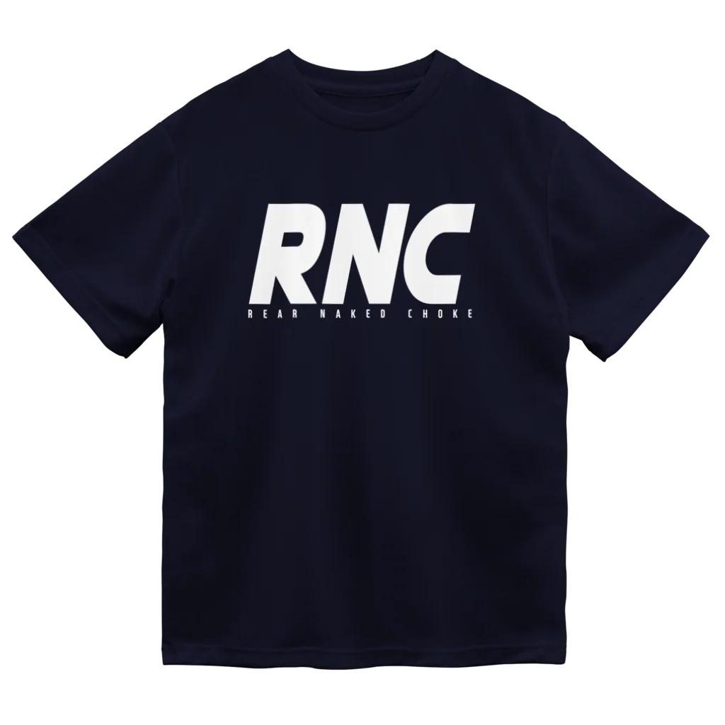 柔術のTシャツ屋のRNCリアネイキッドチョーク【白文字】 ドライTシャツ