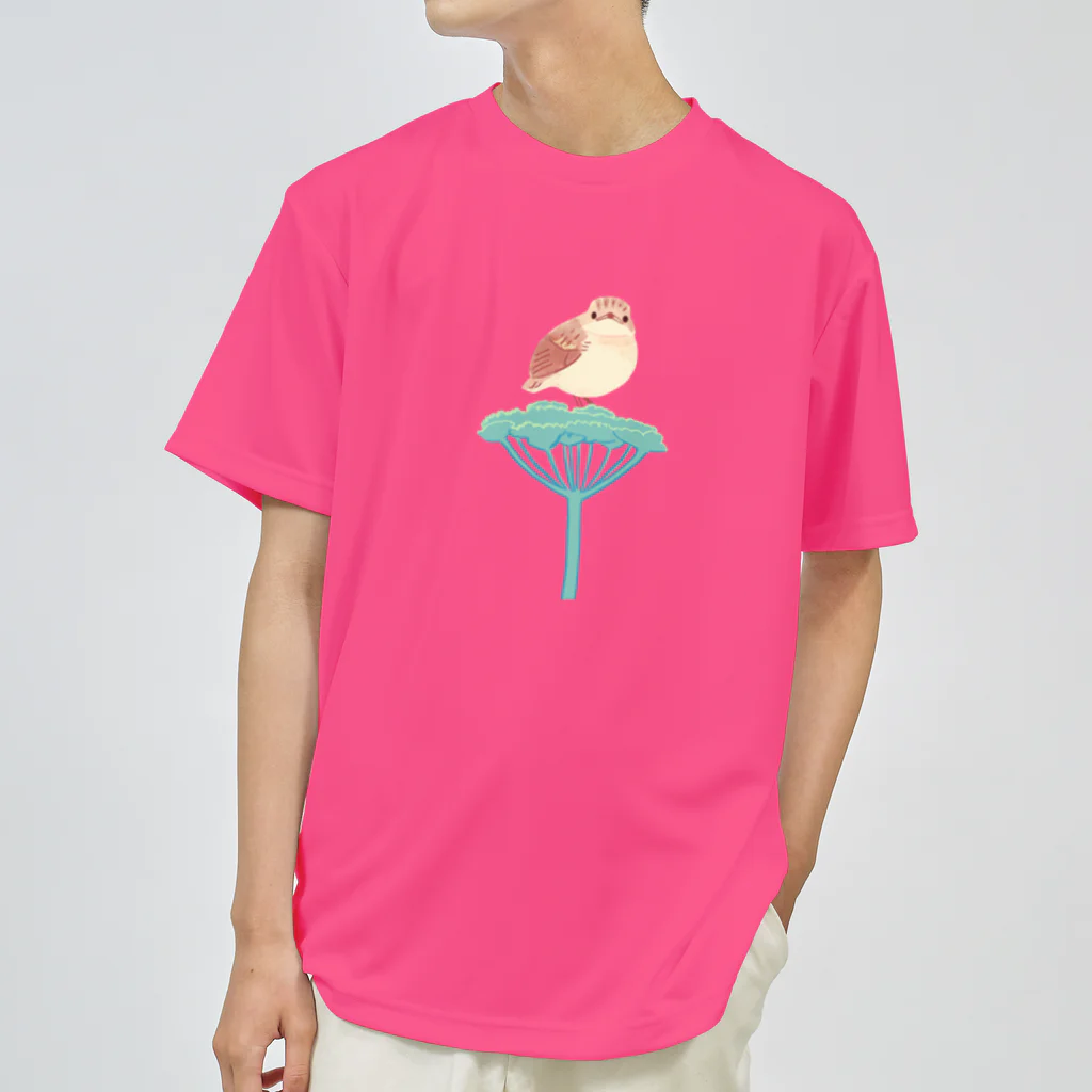 piro piro piccoloのノビタキのヒナ（color） Dry T-Shirt