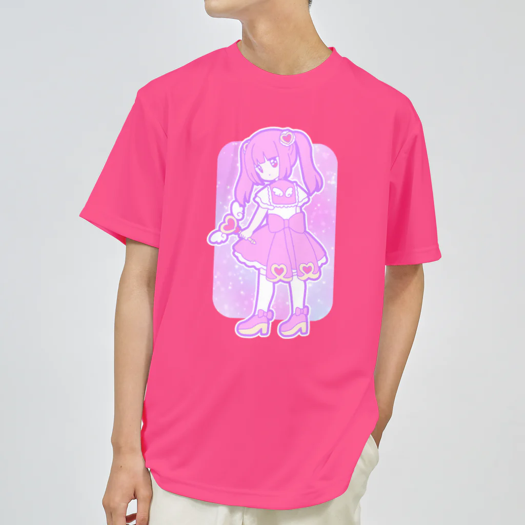 かわいいもののおみせ　いそぎんちゃくのゆめかわ魔法少女ちゃん ドライTシャツ