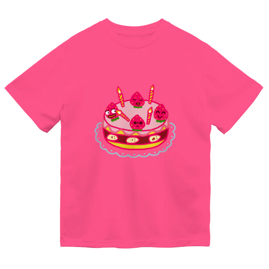 mayumayu-の🍓いちごケーキ🍰 ドライTシャツ