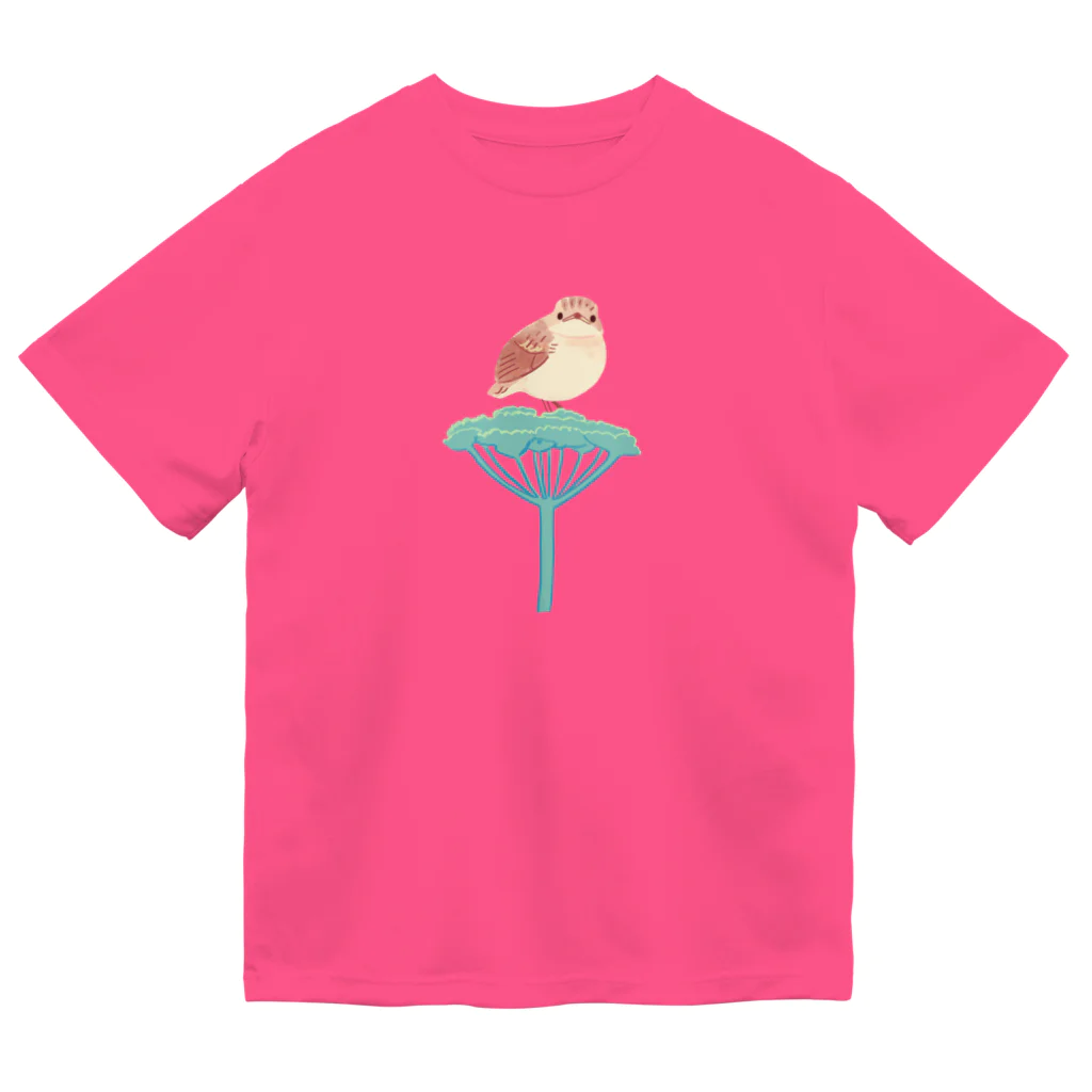 piro piro piccoloのノビタキのヒナ（color） Dry T-Shirt