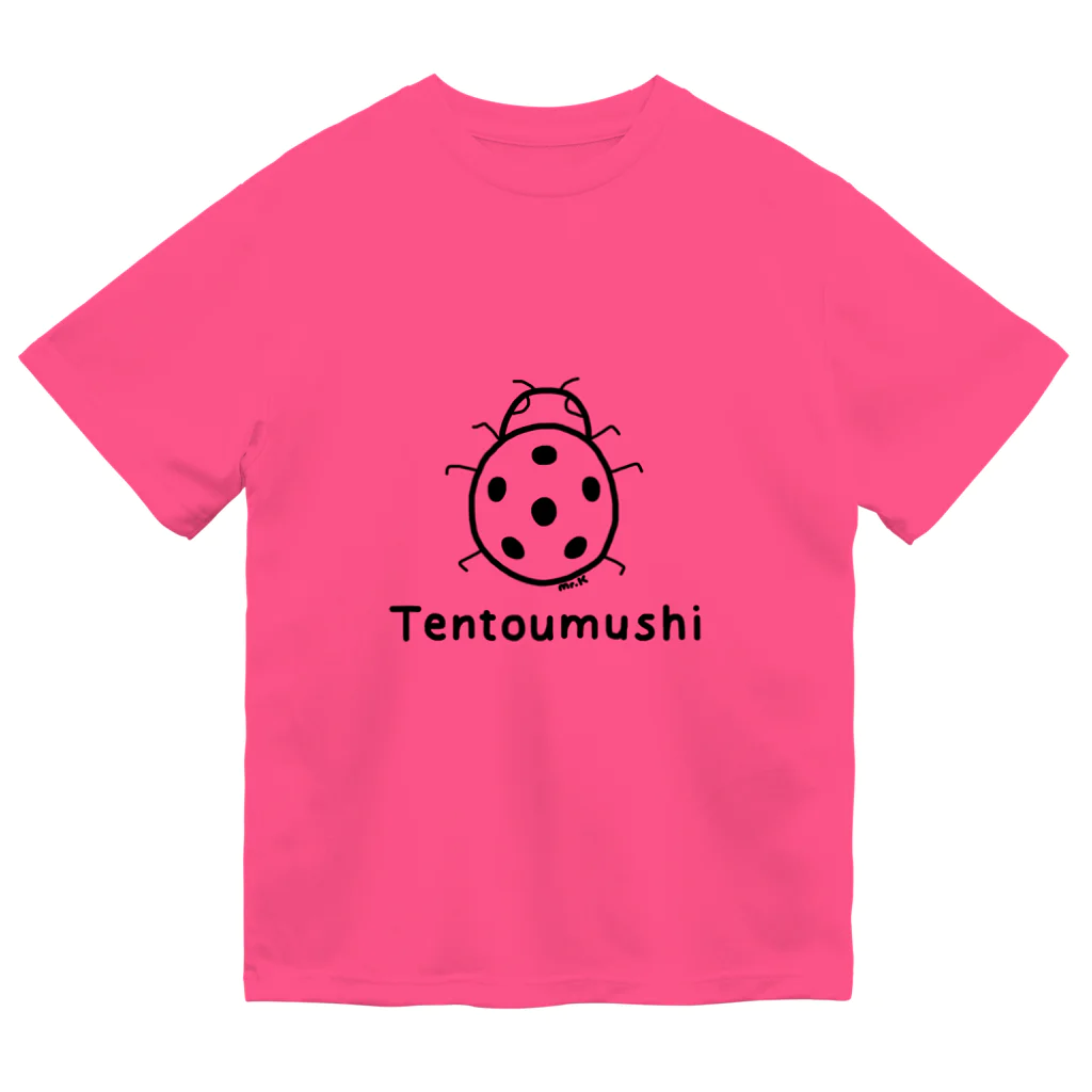 MrKShirtsのTentoumushi (てんとう虫) 黒デザイン ドライTシャツ