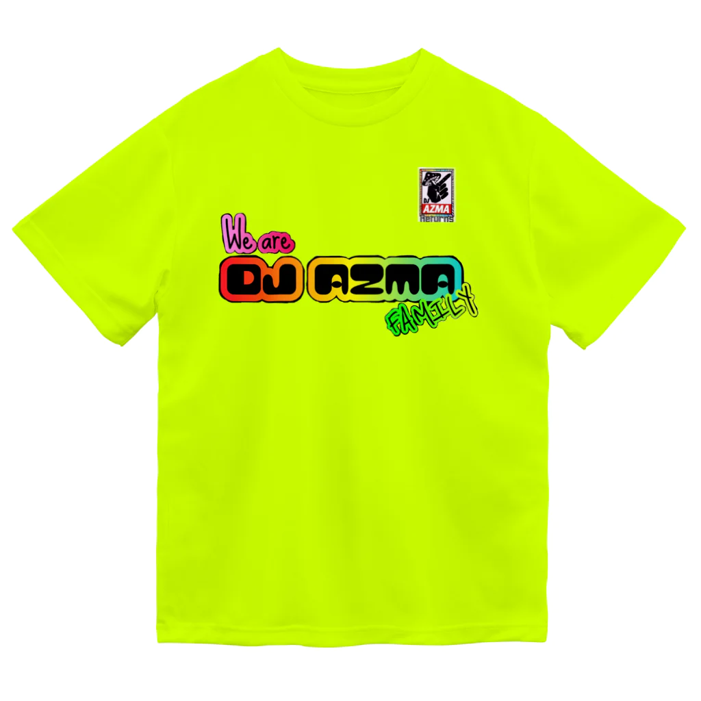 AZMAの商店✨🍄✨DJ AZMA＆エリアCグッズ🎶の新作Family ネオンカラー ✨ ドライTシャツ