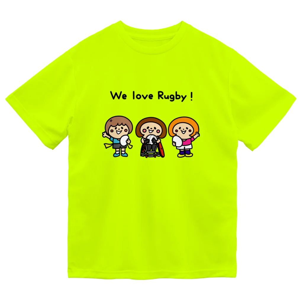 ラガールちゃんのWe love rugby! ドライTシャツ