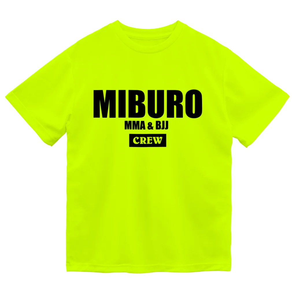 No.326のMIBURO CREW ブラック Dry T-Shirt