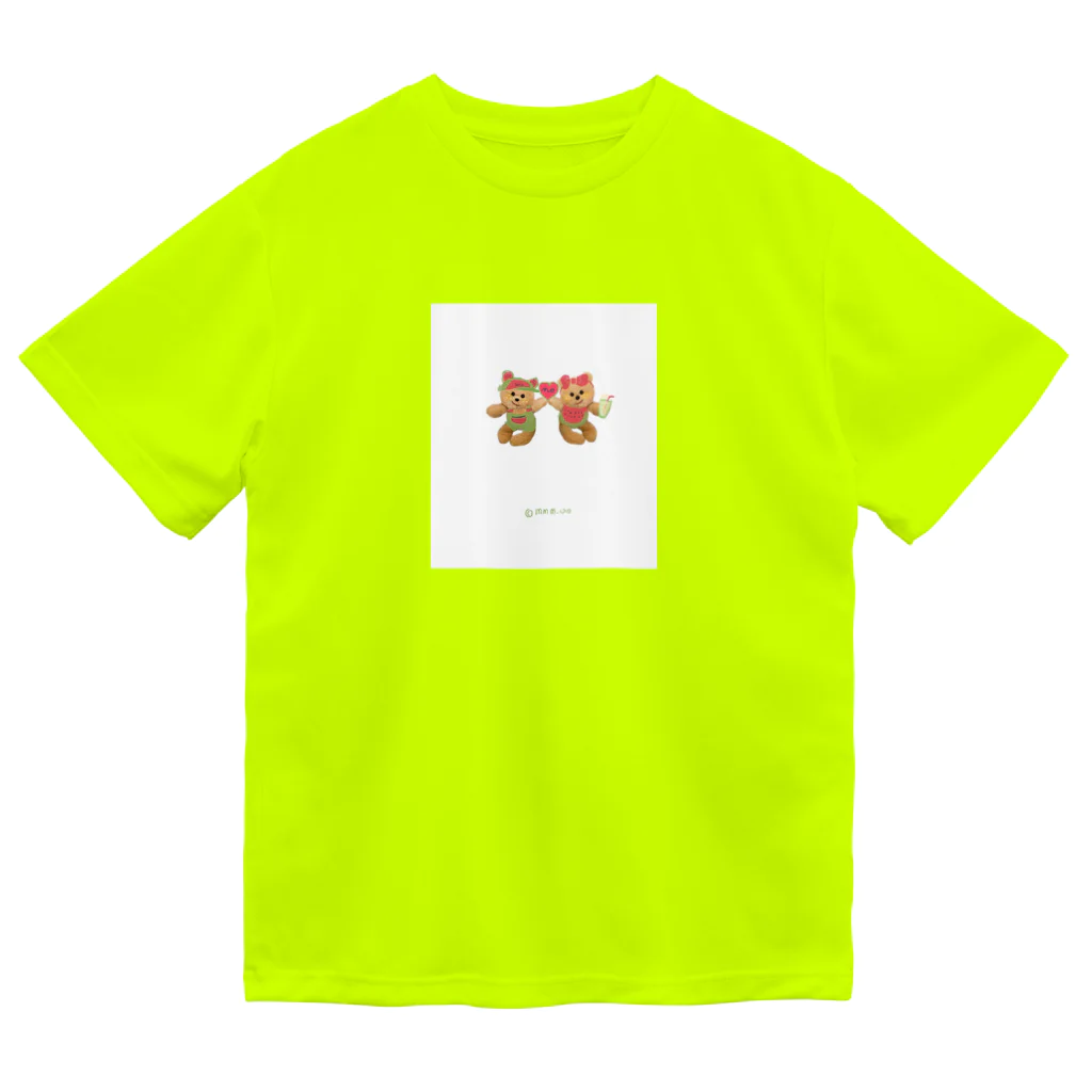 mmm.oe /モエモエモエ雑貨店の🍉と🧸🧸 Dry T-Shirt