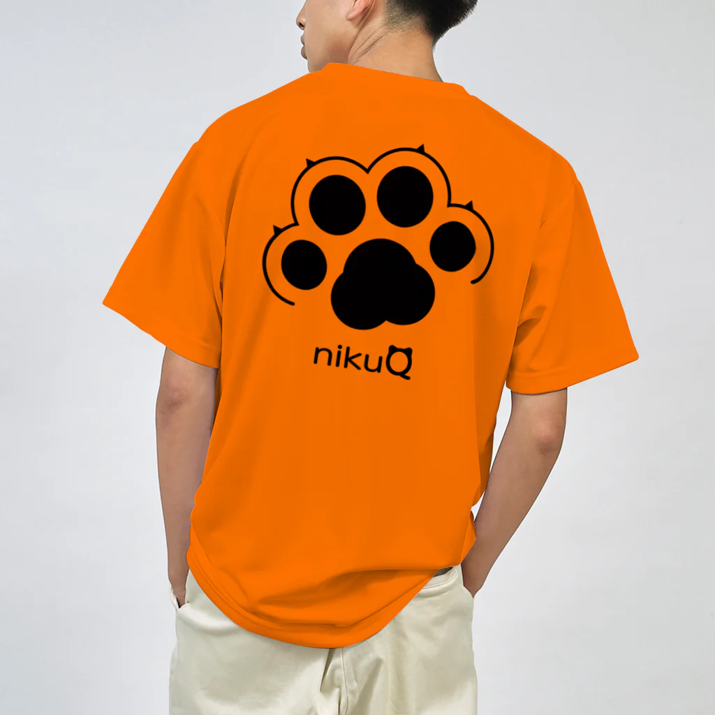WebArtsの肉球をモチーフにしたオリジナルブランド「nikuQ」（猫タイプ）です ドライTシャツ