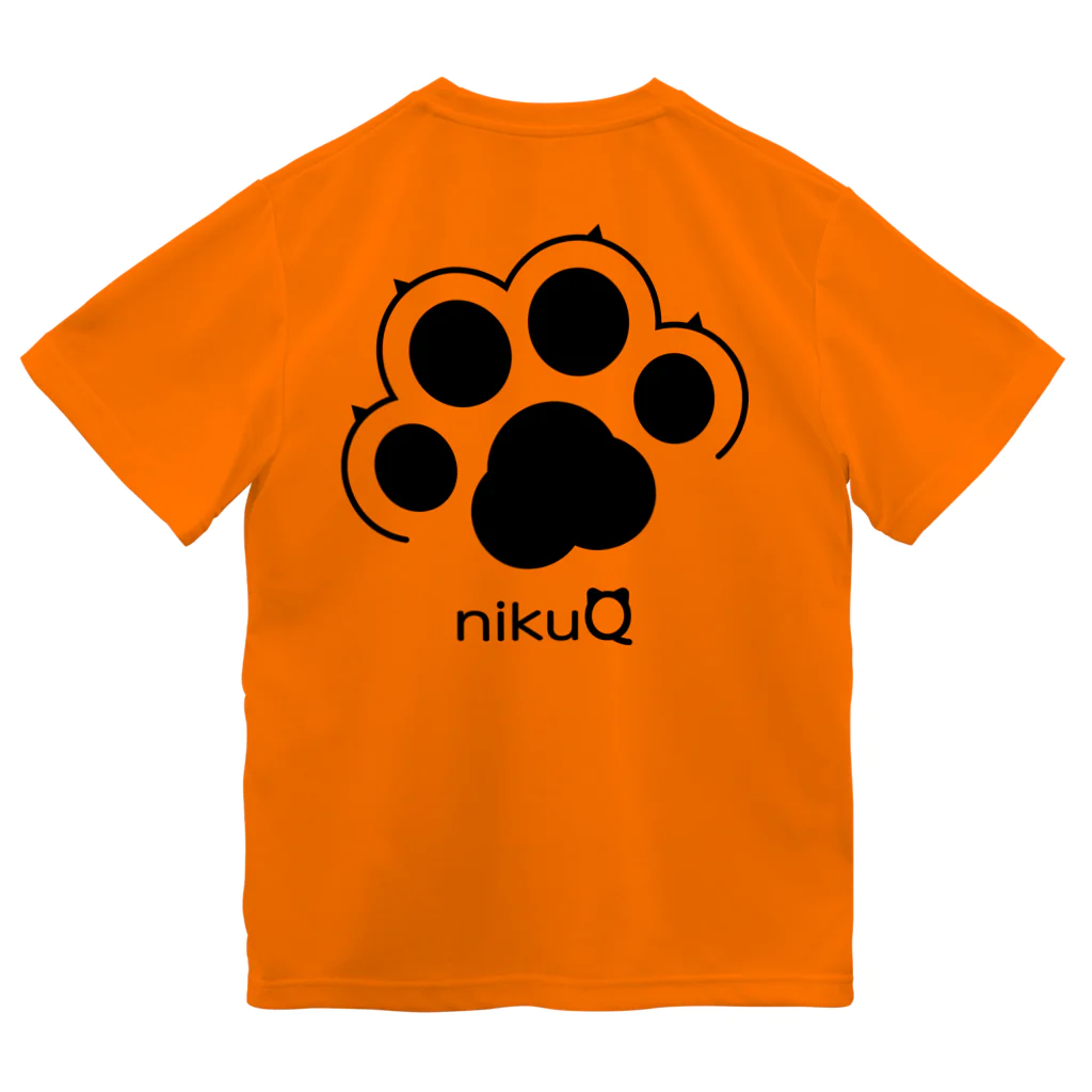 WebArtsの肉球をモチーフにしたオリジナルブランド「nikuQ」（猫タイプ）です ドライTシャツ
